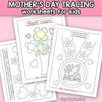 Mother’s Day Tracing Worksheets