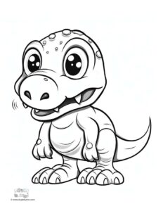 Free Printable Dinosaur Coloring Pages - Itsy Bitsy Fun