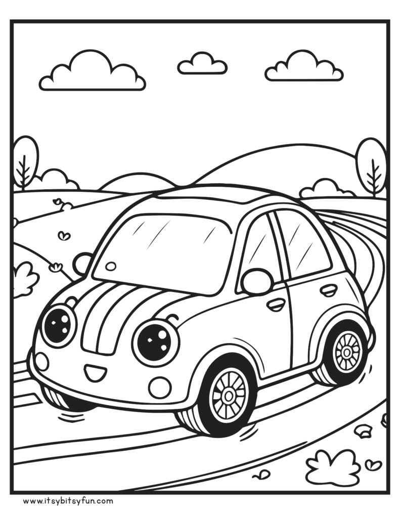 Driving car image to color
