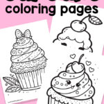 Free Printable Cupcake Coloring Pages