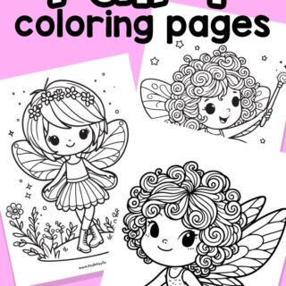 Free Printable Fairy Coloring Pages for Kids