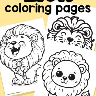 Free Printable Lion Coloring Pages for Kids