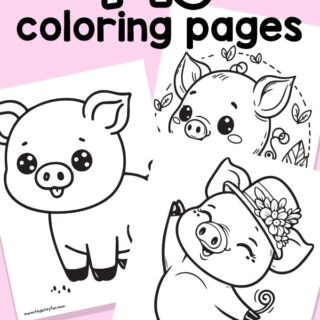 Free Printable Pig Coloring Pages for Kids