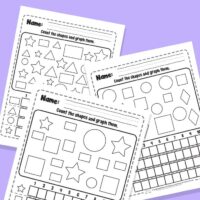Shape Graphing Worksheets
