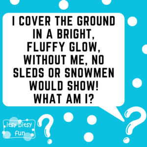 Sled Riddles Snow Riddles for Kids - Itsy Bitsy Fun