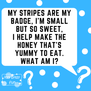 Bee Lift Riddle Bee Riddles for Kids - Itsy Bitsy Fun
