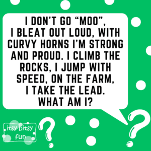 Goat Riddles for Kids - Itsy Bitsy Fun