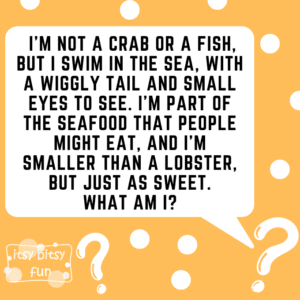 Salmon Riddle 25+ Shrimp Jokes and Riddles for Kids - Itsy Bitsy Fun