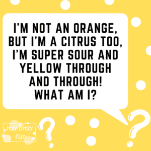 Melon Riddles Lemon Riddles for Kids - Itsy Bitsy Fun