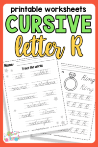 Abc Letters R Cursive Cursive Alphabet Worksheets - Itsy Bitsy Fun