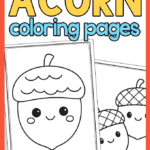 Acorn Coloring Pages