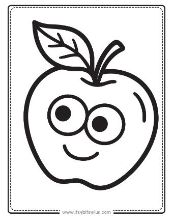 Apple Coloring Pages-004