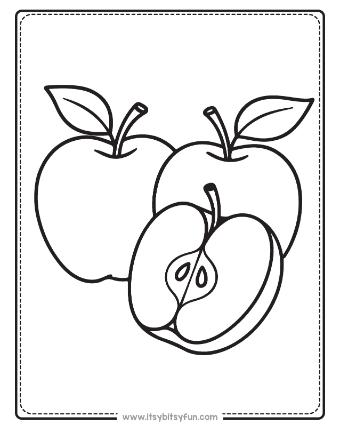 Apple Coloring Pages-012