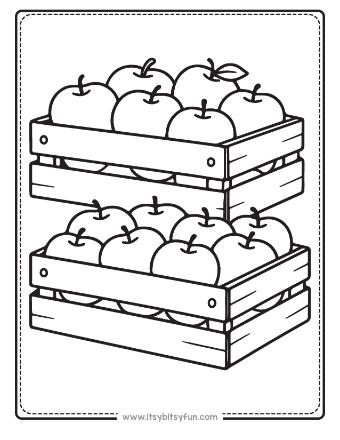 Apple Coloring Pages-020