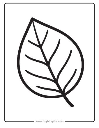 Fall Leaves Coloring Pages-001