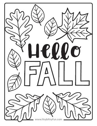 Fall Leaves Coloring Pages-006