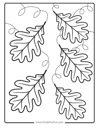 Fall Leaves Coloring Pages-007
