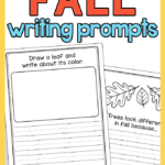Fall Writing Prompts for Kindergarten and Grade 1