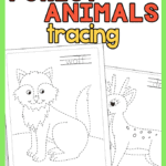 Forest Animals Tracing Worksheets