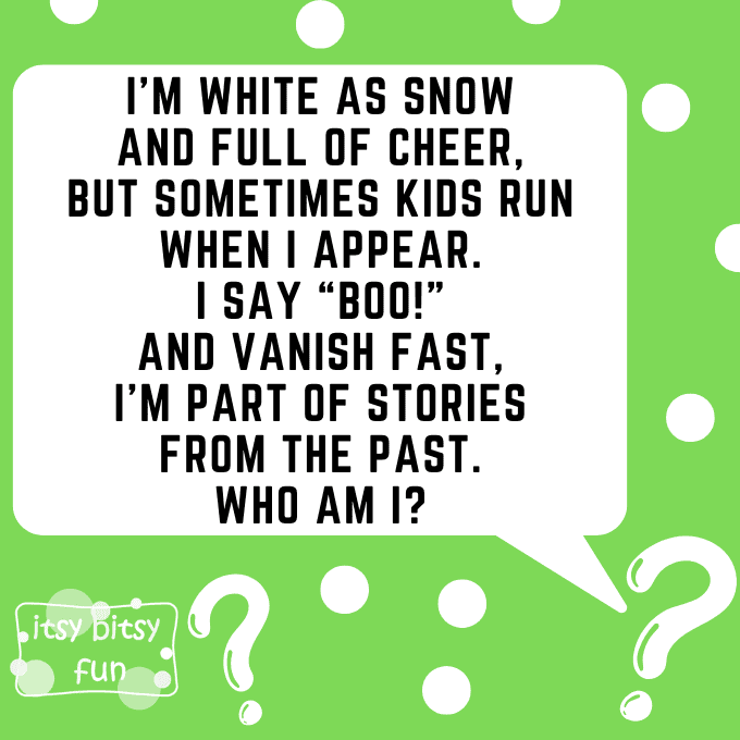 Ghost Riddles for Kids - Itsy Bitsy Fun