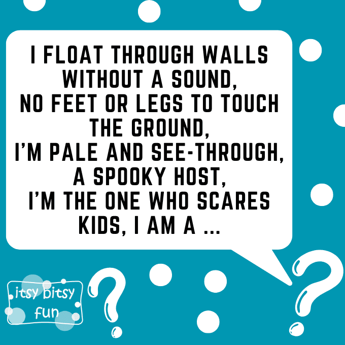 Ghost Riddles for Kids - Itsy Bitsy Fun