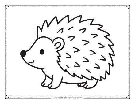 Hedgehog Coloring Pages-008