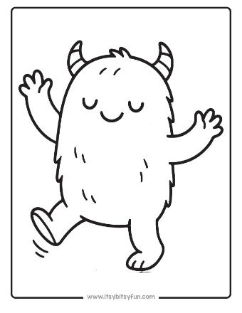 Monster Coloring Pages-007