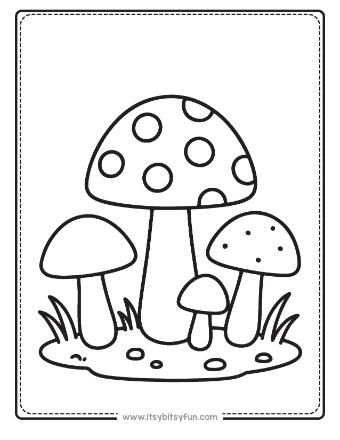 Mushroom Coloring Pages-003