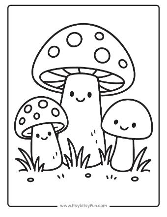 Mushroom Coloring Pages-007