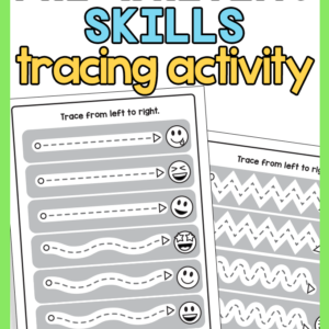 Pre-Writing Skills Worksheets (highlighter marker)