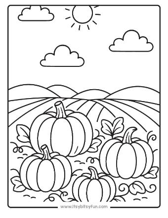 Pumpkin Coloring Pages-010