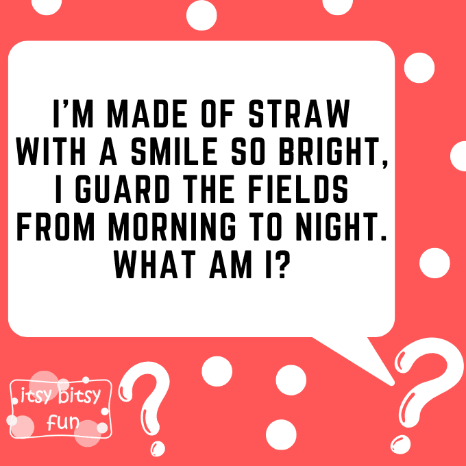 Scarecrow Riddles for Kids - Itsy Bitsy Fun