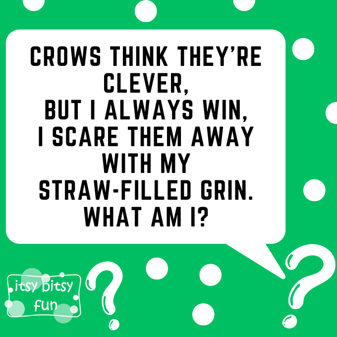 Scarecrow Riddles for Kids - Itsy Bitsy Fun