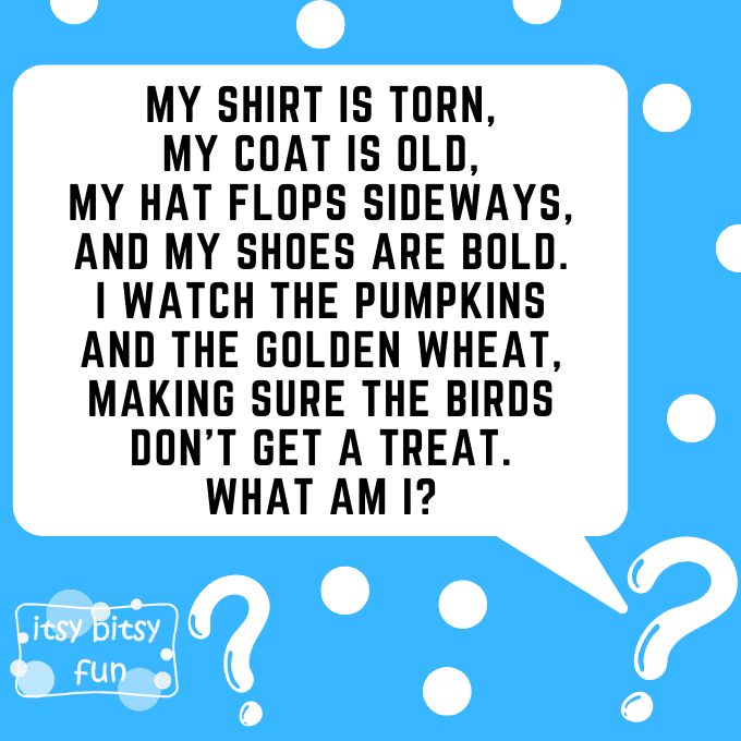 Scarecrow Riddles for Kids - Itsy Bitsy Fun