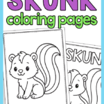 Skunk Coloring Pages