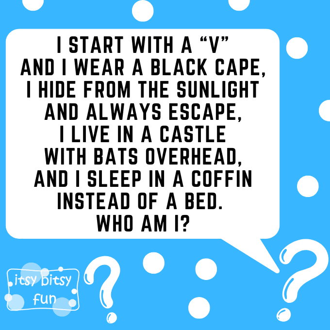 Vampire Riddles for Kids 6