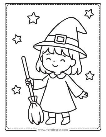 Witch Coloring Pages-004