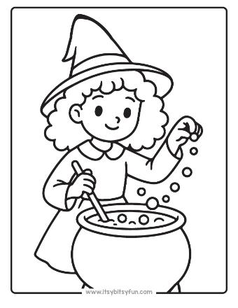 Witch Coloring Pages-005