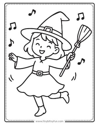 Witch Coloring Pages-006