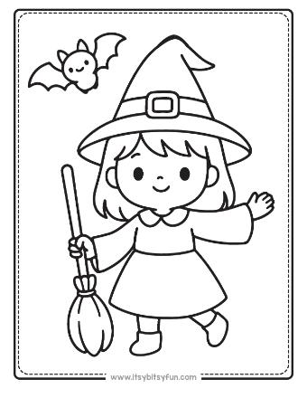 Witch Coloring Pages-008