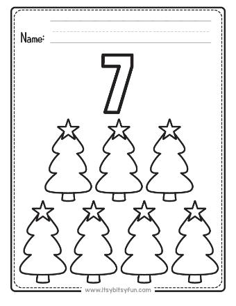 Christmas Count and Color Worksheets-page-007