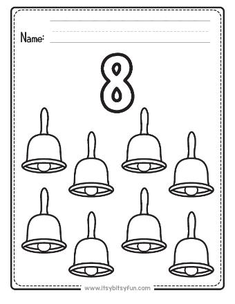 Christmas Count and Color Worksheets-page-008