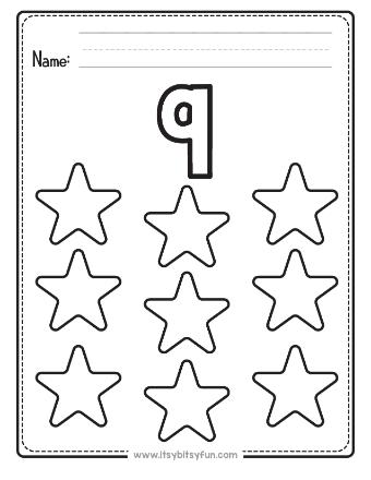 Christmas Count and Color Worksheets-page-009