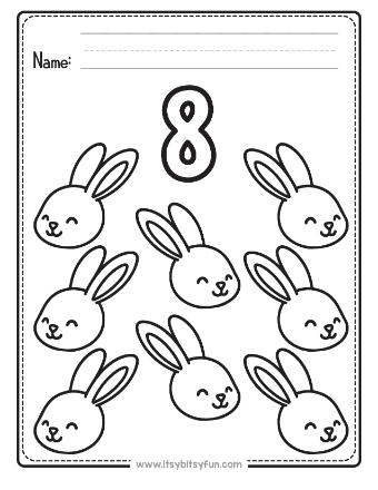 Easter Count and Color Worksheets-page-008