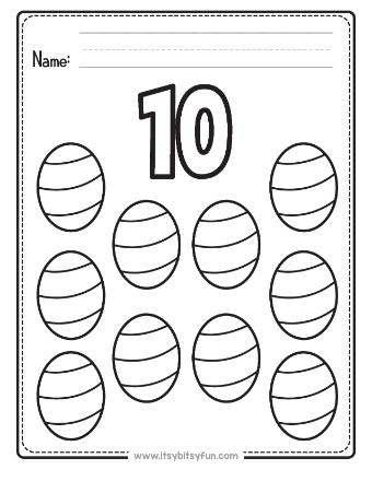 Easter Count and Color Worksheets-page-010