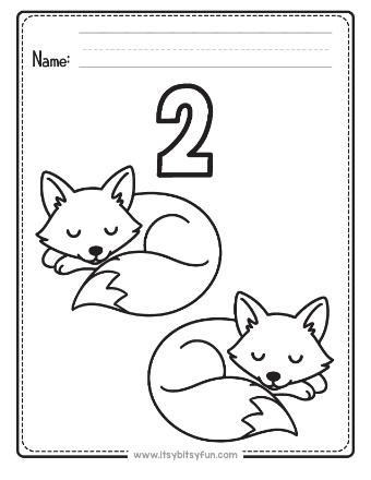 Fall Count and Color Worksheets-page-002