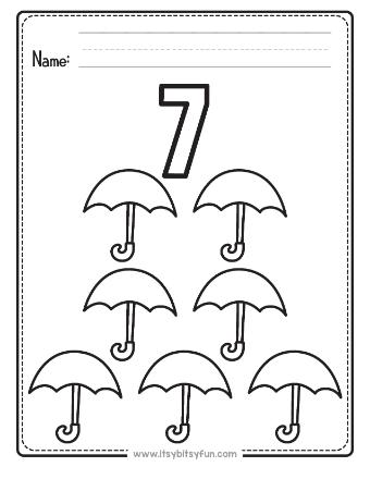 Spring Count and Color Worksheets-page-007