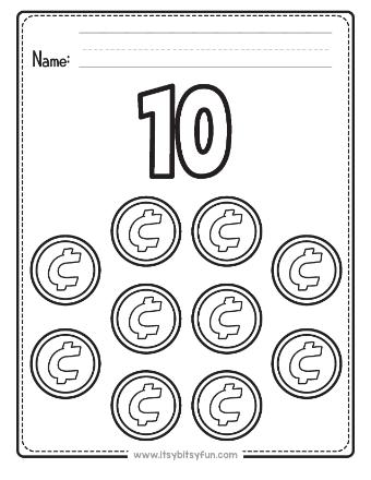 St Patricks Day Count and Color Worksheets-page-010