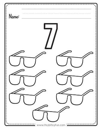 Summer Count and Color Worksheets-page-007