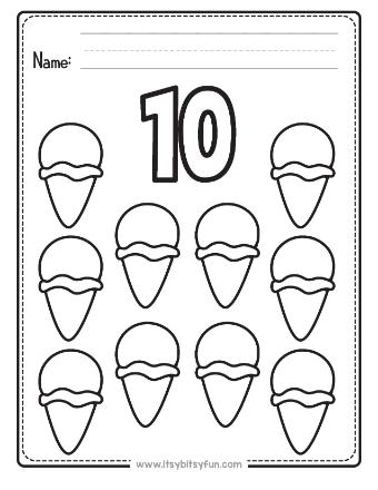Summer Count and Color Worksheets-page-010